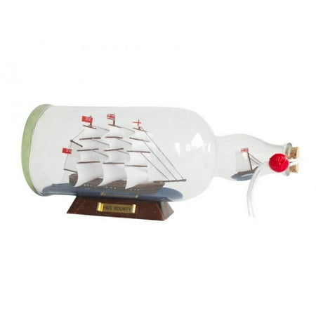 HMS Bounty Model Ship in a Glass Bottle 11