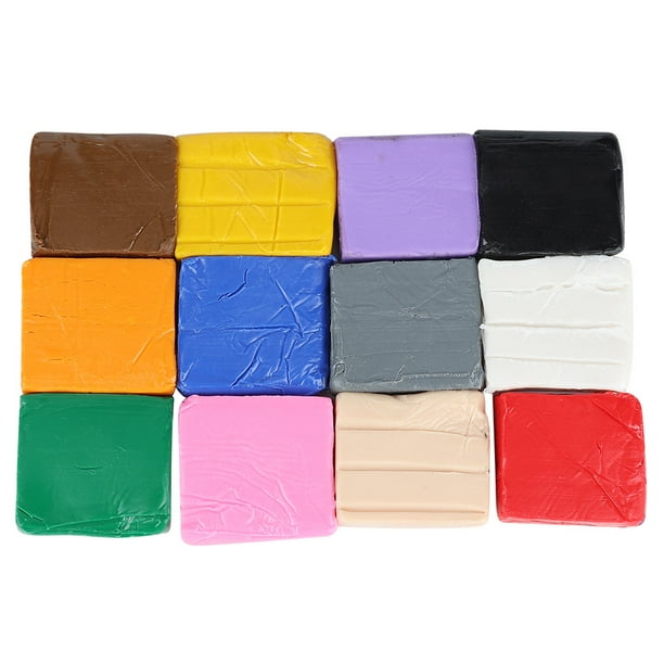Arcilla Polimérica DIY, Juego De 12 Colores Para Manualidades Hechas A Mano, Kit Educativo De Arcilla Para Modelar Para Niños, Suave Y Respetuoso Con El Medio Ambiente