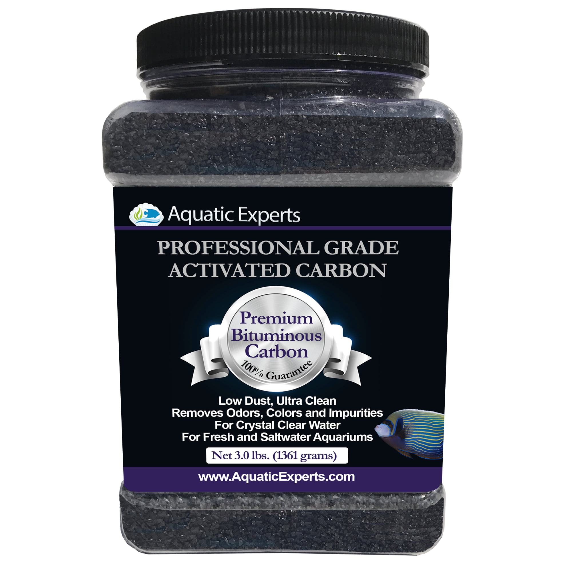 Premium Activated Carbon Aquarium Filter Charcoal Media - Remove odors