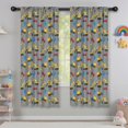 thumbnail image 5 of Blackout Kids Curtains,Cartoon Construction Vehicles Cars Gray Pattern Childrens Insulated Curtains Set Of 2,Bedroom Essentials,Toddler Room Decor 42"x63", 5 of 5