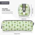 thumbnail image 3 of Rocae Green Avocado for Pen and Marker Pouch with Zipper for Men and Women, Stationery Bag Pen Holder for Work and Office, 3 of 9