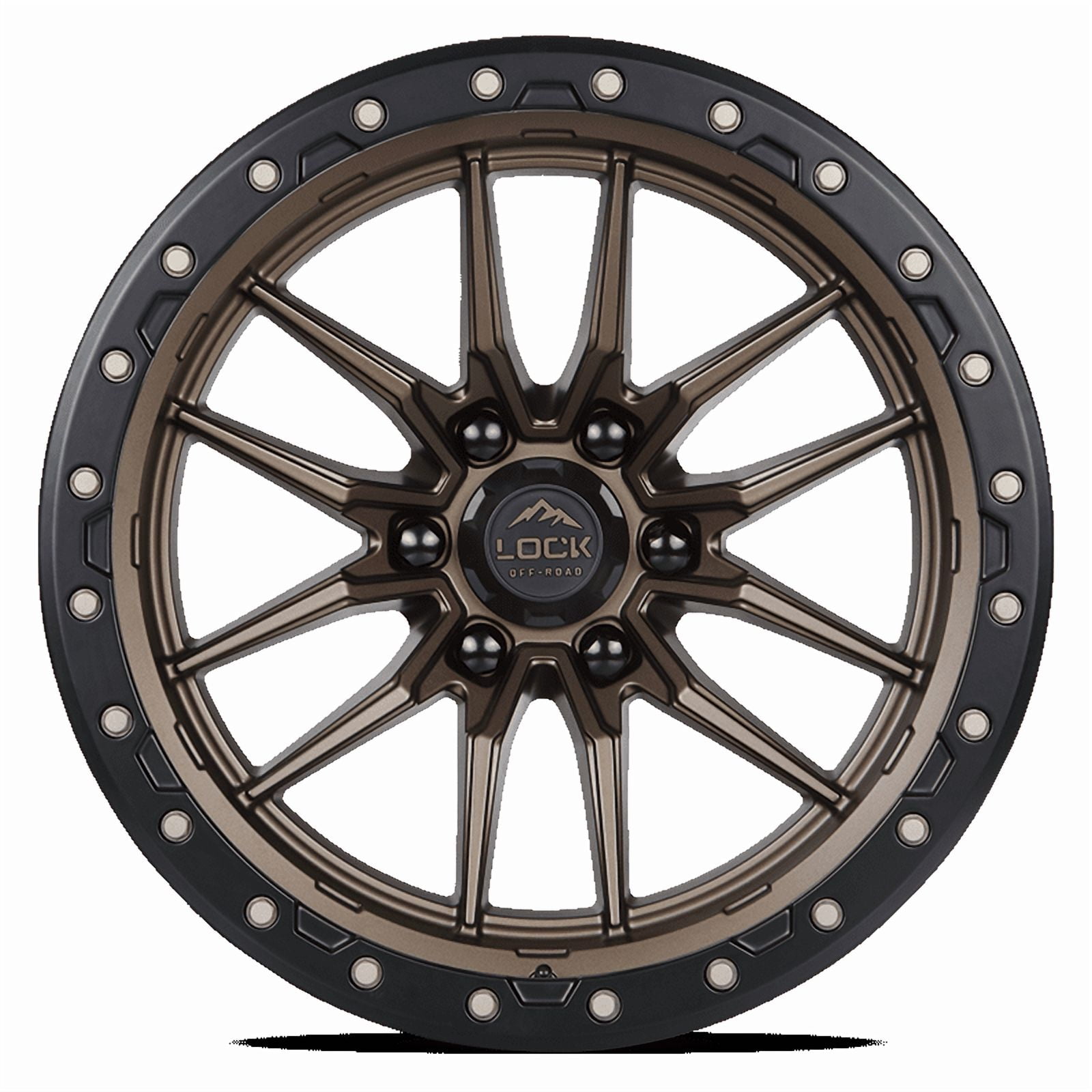 Lock Off-Road Krawler Matte Bronze with Matte Black Ring 10-20