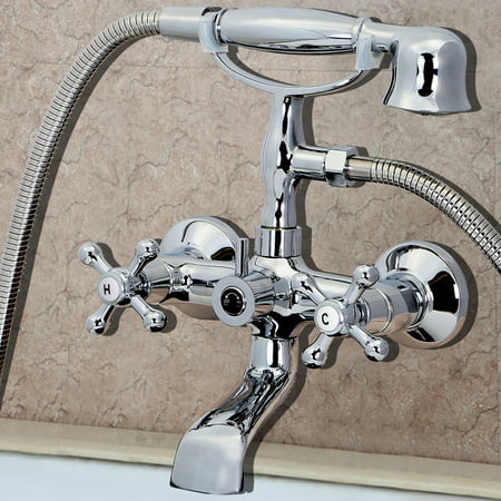 CO-Z Bathroom Clawfoot Shower Bathtub Combo Faucet 4.7''-6.12