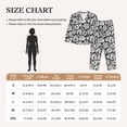 thumbnail image 5 of Uemuo Tropical Leaves Pattern Womens Pajama Sets,PJ Set for Women,Pajamas for Women Logo,Long Sleeve Pajama Set for Women,Soft Long Sleeve Top With Pants-, 5 of 9