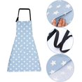thumbnail image 3 of Apron with bag adjustable cooking apron kitchen apron bib apron barbecue baking ladies apron, 3 of 4