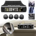 thumbnail image 2 of Wireless Solar Car Tire Pressure Monitoring System, Real-Time TPMS Display, External Sensors, Auto Temperature & Pressure Alarm for Sedans SUVs Trucks, 2 of 8