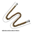 thumbnail image 5 of Flexible Bird Climbing Rope Toy with Inner Wire, Natural Rope Perch for Parrots and Finches, Shapeable Birdcage Exercise Accessory, 15/23/31/39-Inch, 5 of 8