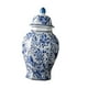 thumbnail image 5 of Jarrón de cerámica para jengibre, de porcelana, con tapa, para guardar té mandarín. Tarro general hexagonal, 5 of 9