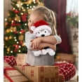 thumbnail image 5 of DolliBu Santa Wolf Stuffed Animal Plush Toy - Super Soft Wild Animal Dress Up with Red Santa Claus Outfit, Cute Wildlife Gift, Perfect Holiday Christmas Gift - 6 Inches, 5 of 6