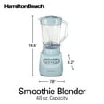 Hamilton Beach Smoothie Blender, 48 oz. Jar, 12 Blending Functions