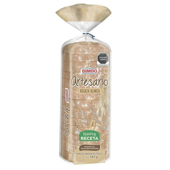 Pan blanco Bimbo Artesano original 567 g