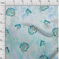 thumbnail image 3 of oneOone Silk Tabby Light Blue Fabric Floral Floral With Texture Quilting Supplies Print Sewing Fabric By The Yard 42 Inch Wide, 3 of 4