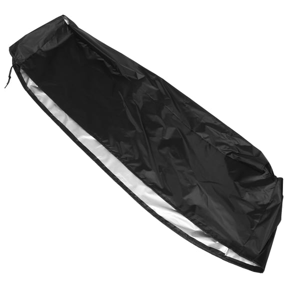 LOLIPPYY Heavy Duty Black Firewood Rack Cover, and Weather Resistant Log Storage Protector for Outdoor Use
