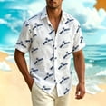 thumbnail image 5 of Yaoyar Men's Vibrant Hawaiian Print Short Sleeve Camp Collar Shirt Breathable Lightweight Summer Vacation Tee, 5 of 5