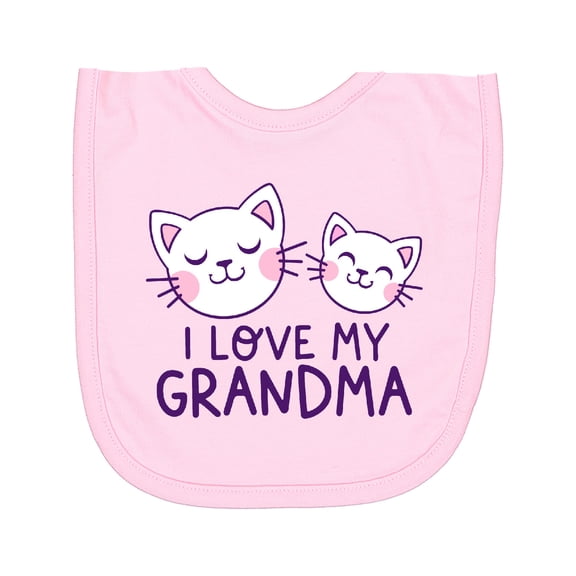 Inktastic I Love My Grandma Newborn Bib