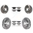 thumbnail image 1 of Transit Auto Front Rear Disc Brake Rotors and Semi-Metallic Pads Kit for Car 2016 BMW 328i GT xDrive with Blue Painted Calipers K8S-103861, 1 of 2