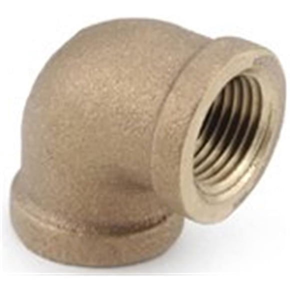 Anderson Metal 738100-08 Coude Fileté en Laiton Rouge 90 Degrés 0,5 Po