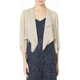 thumbnail image 1 of Alex Evenings Womens Short Bolero Shrug Jacket Small Champagne, 1 of 3