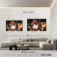 thumbnail image 4 of Elephant Stock Sam Snowman Wall Art - Horizontal Multi Panel Canvas - Living Room Wall Decor - Holiday Multi Panel - White And Red Decor By Susan Winget - 74" x 48", 4 of 8