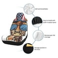 thumbnail image 6 of Pofeuu American Giraffe Style Print Automotive Car Seat Covers Flat Cloth Full Set Seat Covers,Car Seat Covers front seats for Cars Trucks and SUVs-1, 6 of 9