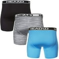 HEAD Mens Performance Boxer Briefs 12Pack Athletic Fit Breathable