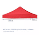 thumbnail image 5 of Repuesto De Lona Toldo Exterior Malubero 3x3 Impermeable Rojo, 5 of 5
