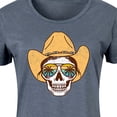 thumbnail image 3 of Instant Message - Beach Cowgirl Skull - Women's Any Way Dress, 3 of 6
