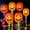 A, variant on XINGYUN Set of 6 Solar Pumpkin Pathway Lights for Halloween Decorations Outdoor, Color Changing Outdoor Lights, Light up Lantern Pumpkins Party Porch Yard