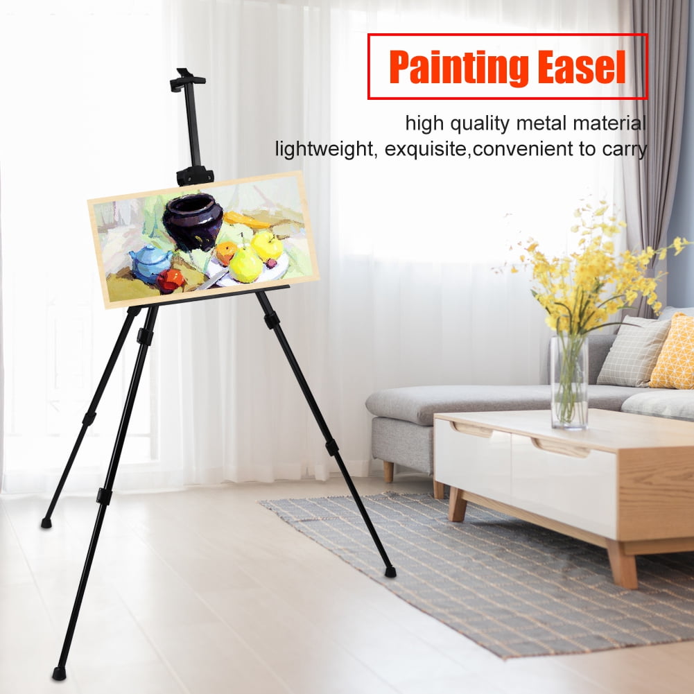 TOPINCN Painting Easel,1pc Portable Metal Painting Sketch Easel Artist