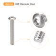 thumbnail image 4 of Unique Bargains #4-40x7/8' Button Head Socket Cap Screws, 50 Pack 304 Stainless Steel Screws, 4 of 4