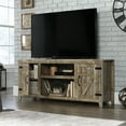 thumbnail image 3 of Sauder Rustic Cedar Farmhouse TV Stand with Storage for TVs up to 70", Rustic Cedar Finish, 3 of 12