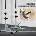thumbnail image 4 of Two Adjustable Squat Racks - 23" x 30" x 69" Steel Squat Rack and Bench Press Rack for Home Gym, 4 of 5