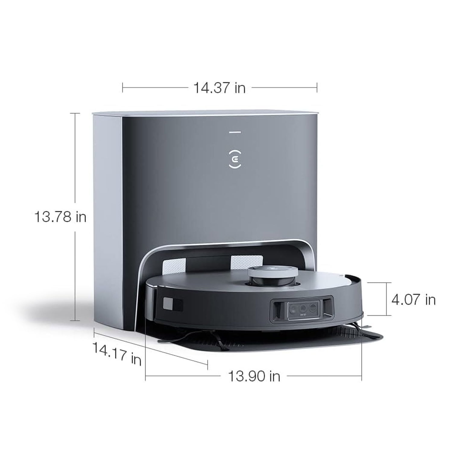 Restored Ecovacs R-OZX1PLUS DEEBOT X1 PLUS Robotic Vacuum Auto 
