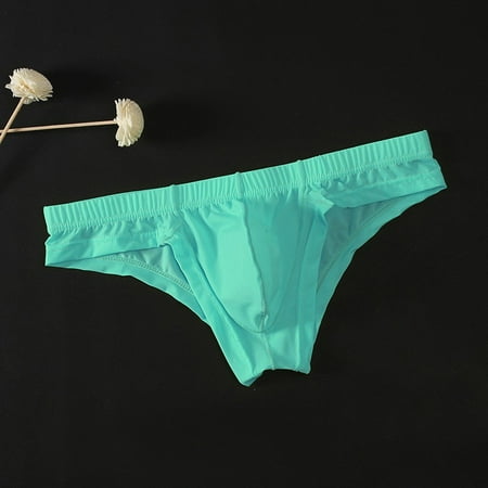 

Men s Transparent Low-Waisted Breathable Bulge Pouch Underpants Briefs
