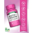 thumbnail image 3 of Suplemento de biotina Nature's Truth de 5000 mcg con queratina 50 cápsulas, 3 of 7