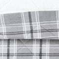 thumbnail image 2 of Cannon Cozy Teddy Grey Polyester 2-Piece Twin XL Comforter Set, plaid themed, for Men and Women, OEKO-TEX Certified Confidence, 2 of 6