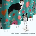 thumbnail image 6 of Australian Shepherd Dog and Flower Shower Curtain 72"x84" ,Bathroom Decorative Shower Curtains Set with 12 Hooks,Modern Waterproof Washable Shower Curtain, 6 of 6