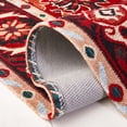 thumbnail image 5 of Safavieh Easy Care Liam Oriental Machine Washable Area Rug, Red/Black, 4' x 6', 5 of 11