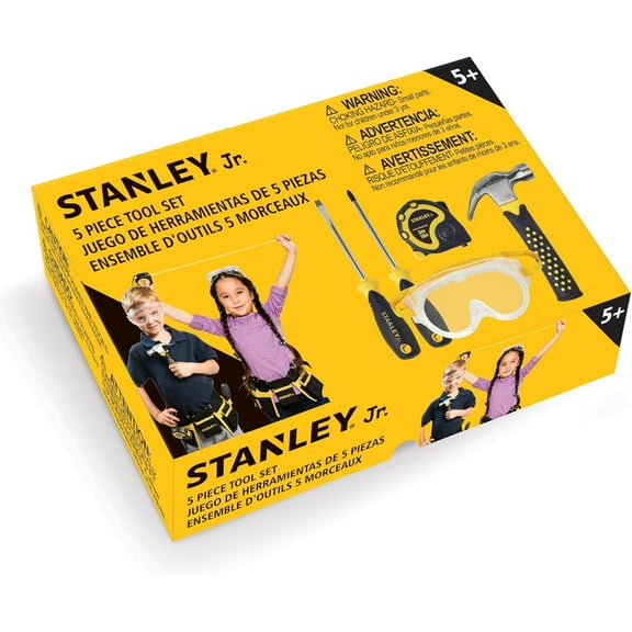 STANLEY Jr.  5-Piece Hand Tool Construction Toy Set