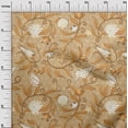 thumbnail image 3 of oneOone Polyester Spandex Light Brown Fabric Ocean Underwater Life Sewing Material Print Fabric By The Yard 56 Inch Wide, 3 of 4