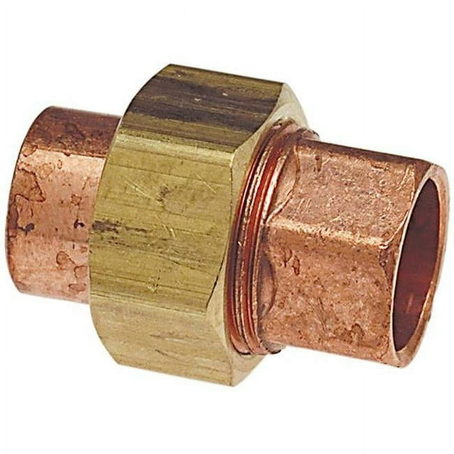 Copper Pipe Union, 1/2 In. CxC - W02060D