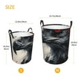 thumbnail image 3 of Cauagu Red Black Ink Style Bald Eagle for Laundry Basket,Collapsible Organizer Basket for Storage Bin Toy Bins Gift Baskets Bedroom Clothes Children Nursery Hamper -Small, 3 of 7