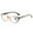 Brown, variant on Pink Cat Eye Blue Light Blocking Reading Glasses 2.50 for Women Fashion Diamond Presbyopic Glasses Ladies Spring Hinges HD Readers +2.50 Strength