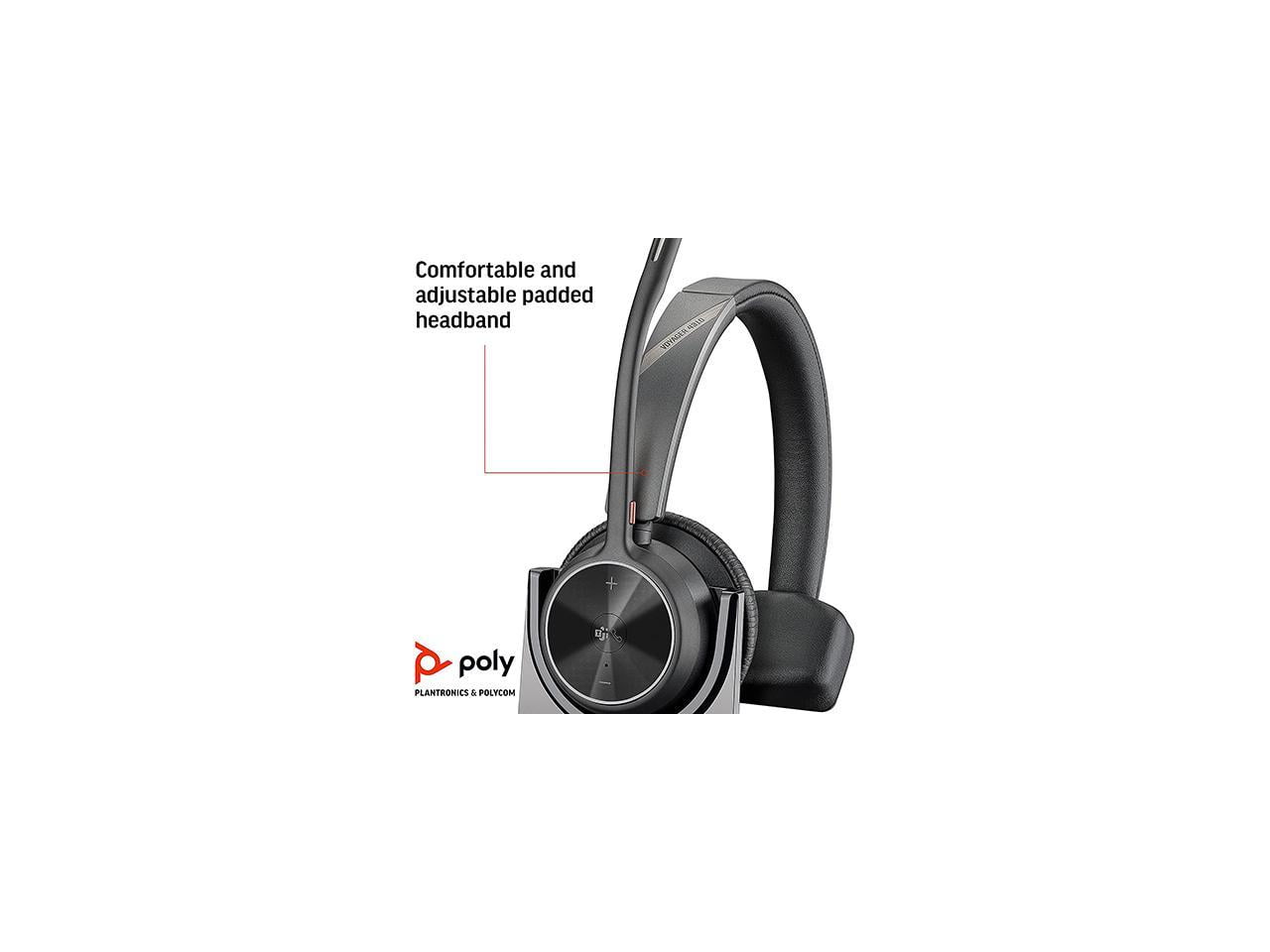 Poly Voyager 4310-M UC Bluetooth Wireless Headset with Charging Stand - 8G104AA