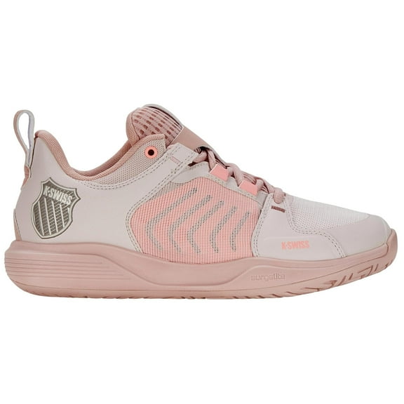 K-Swiss Ultrashot Team Almost Mauve/Sepia Rose/Pale Neon Coral  97395-676 Women's Size 8