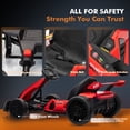 thumbnail image 5 of Go kart for Kids Ages 6 12, 24V Electric Drift Kart Ride on with 300W Motors, 360° Drift, 8.5 MPH, Adjustable Seat - Red, 5 of 6