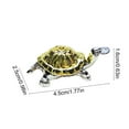 thumbnail image 3 of WSZZL Metal Turtle Incense Stick Holder Burner for Home Decor - Compact & Durable Fragrance Rack for Bedroom, Living Room, Office, 3 of 4