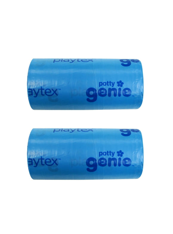Playtex Potty Genie Disposable Liners, 2 Rolls, Disposable Potty Training Bags