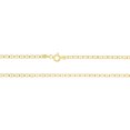 thumbnail image 2 of Decadence 14K Gold or Rhodium Plated Silver Mariner Chain For Men | 1mm-13mm Thick | Solid 925 Mariner Necklaces For Men and Women, 2 of 5