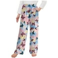 thumbnail image 1 of QIPOPIQ Plush Pajama Pants for Girls Fleece PJs Clearance, 1 of 3